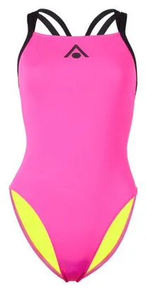 Aquasphere Traje de baño Aquasphere Essential Open Back Rosa Brillante / Negro