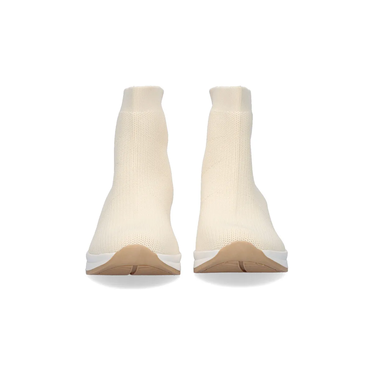 Beige Sneaker Socks 387-31EX45