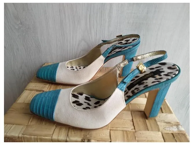 Blue Roberto Cavalli Heels
