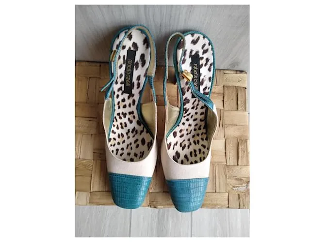 Blue Roberto Cavalli Heels