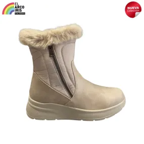 bota de mujer MYSOFT modelo M550 color hielo