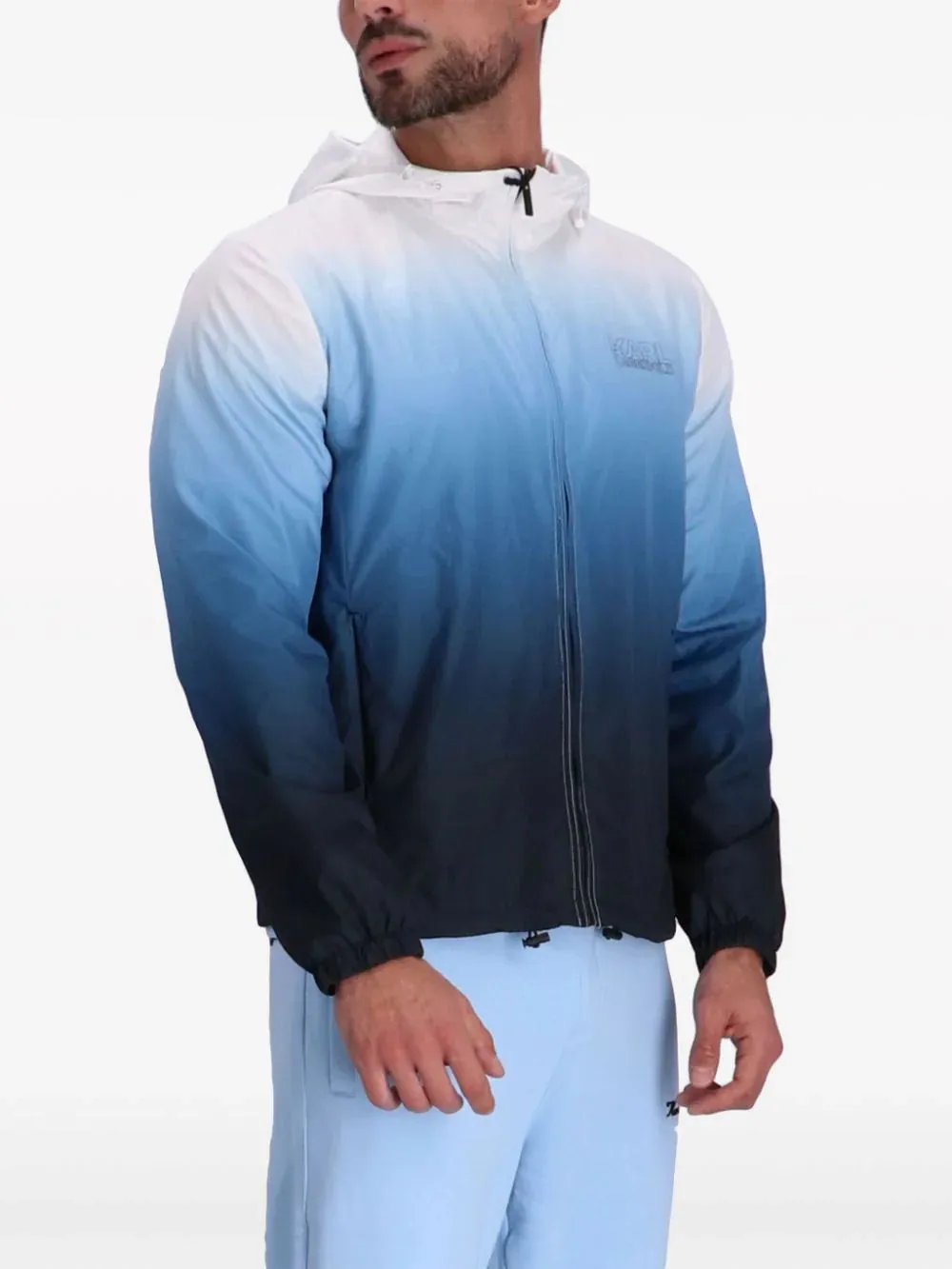 Hooded Gradient Jacket