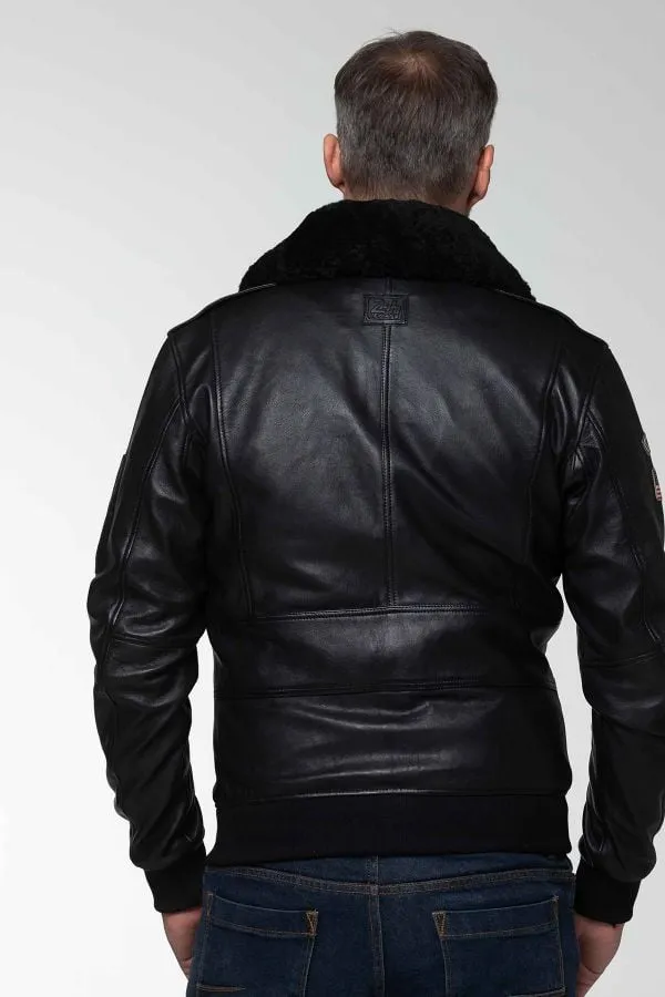 Men's Steve Mcqueen John Sheep Steve Mcqueen Crown Zz Noir Jacket
