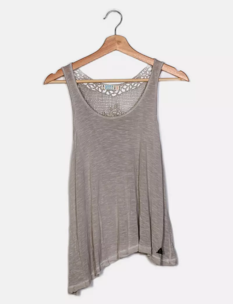 Deep V-Neck T-Shirt
