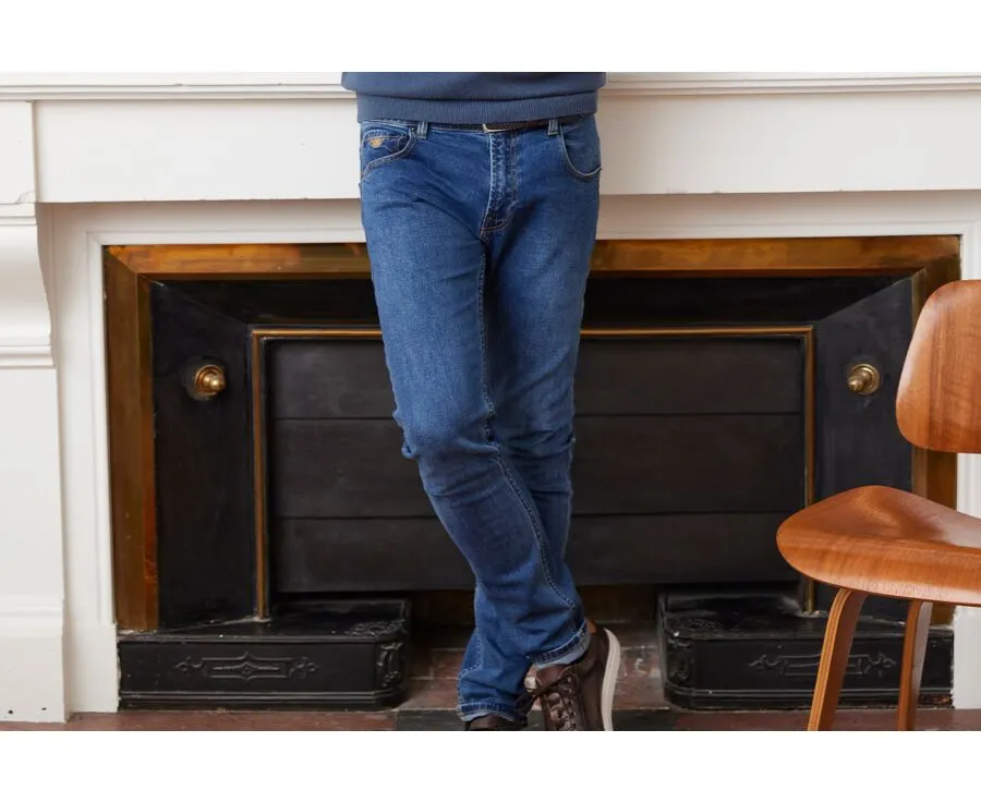 Denim stone Men's slim fit jeans - RIDLEY