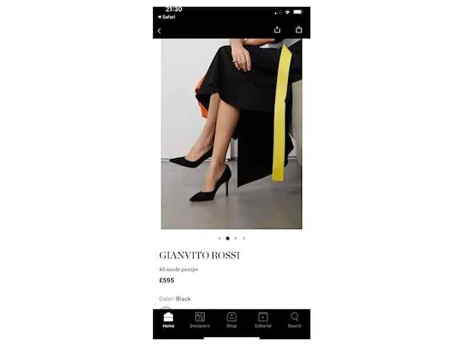 Gianvito Rossi heels black - Shop Now
