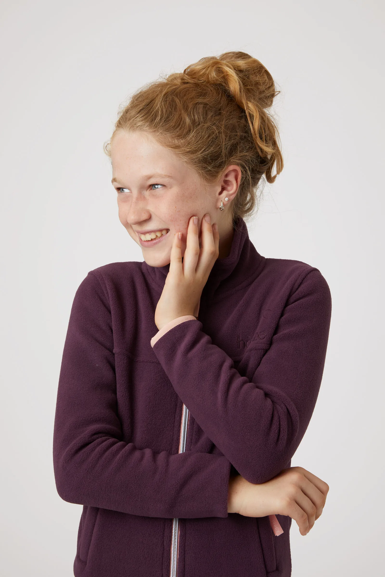 Horze Kids' Monster Riding Fleece Jacket