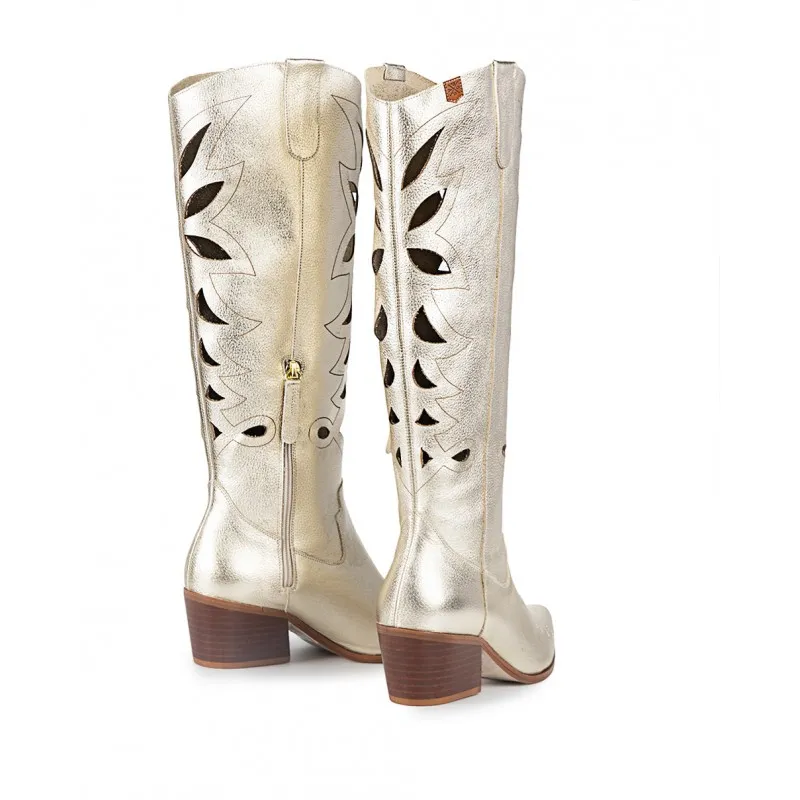 Minerva Laminado Platino Boots for Sale