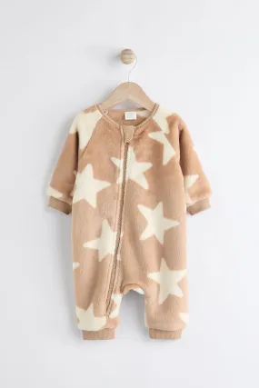 Neutro - Pijama tipo pelele de polar sin calcetín para bebé