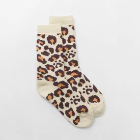 Rototo / r1340 Leopard Pile Sock