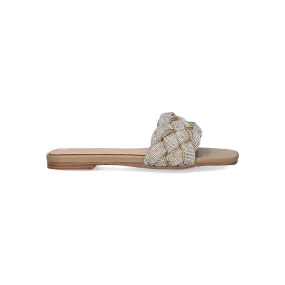 Taupe Flat Sandals Kelly-658