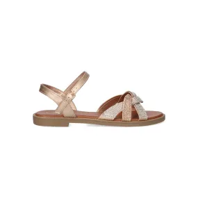Rose Gold Flat Sandal P3374-417