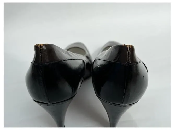 tacones pollini Castaño Negro 