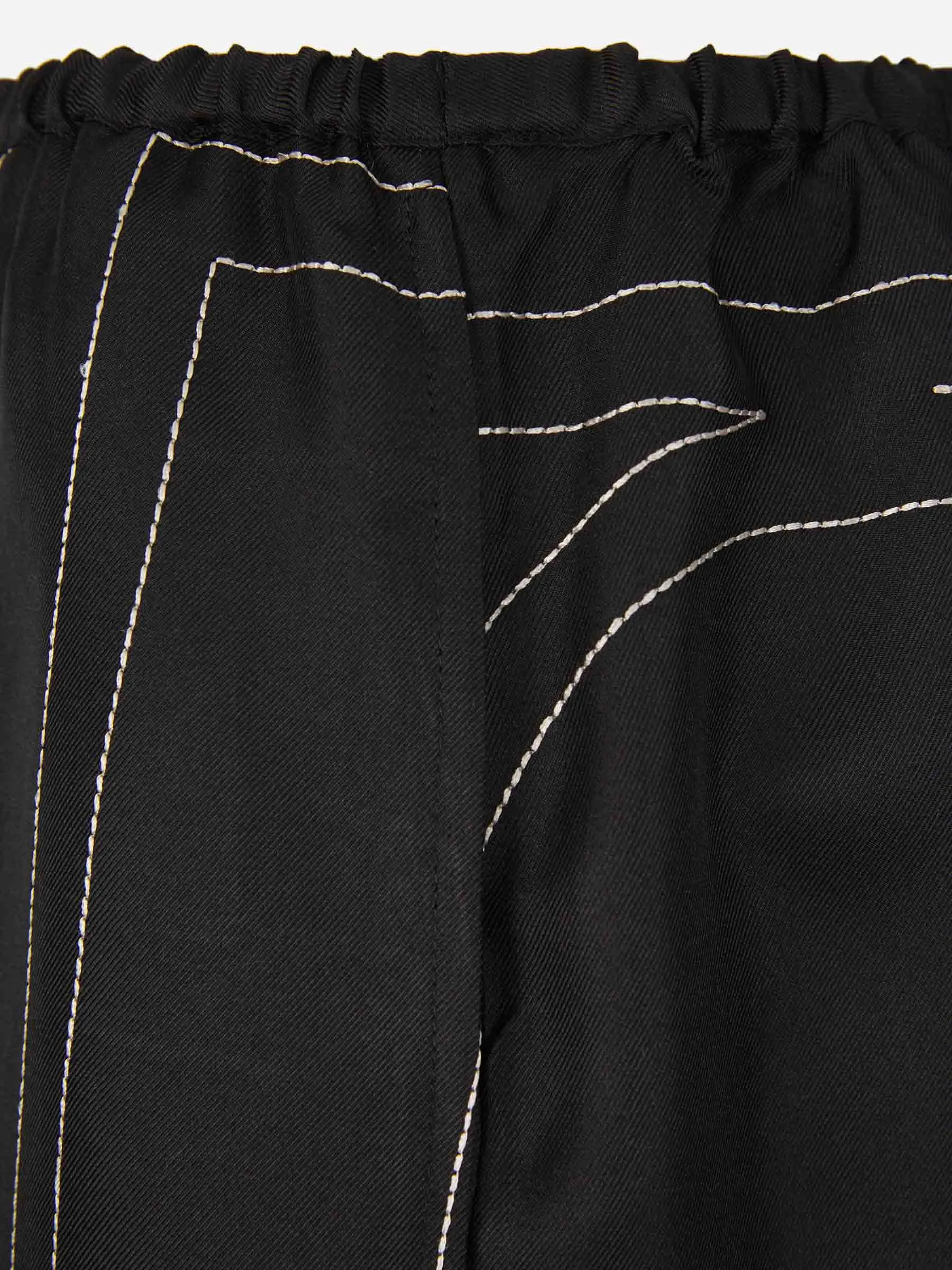 TOTEME Monogram Silk Shorts