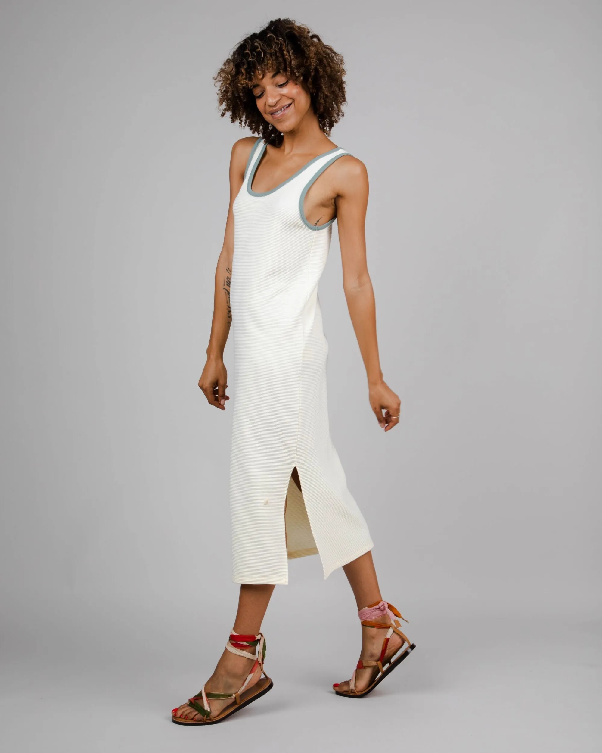 White Jersey Maxi Dress