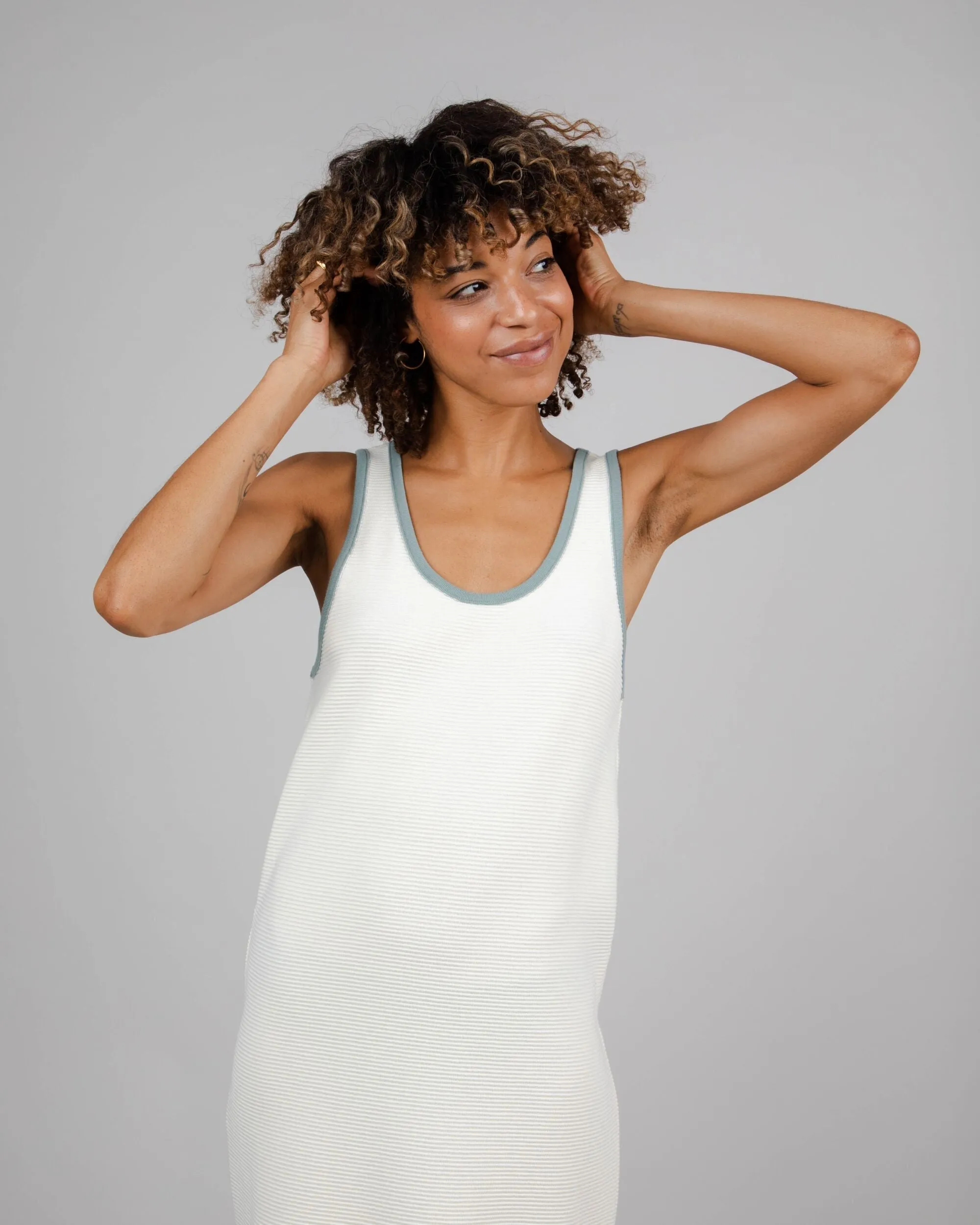 White Jersey Maxi Dress