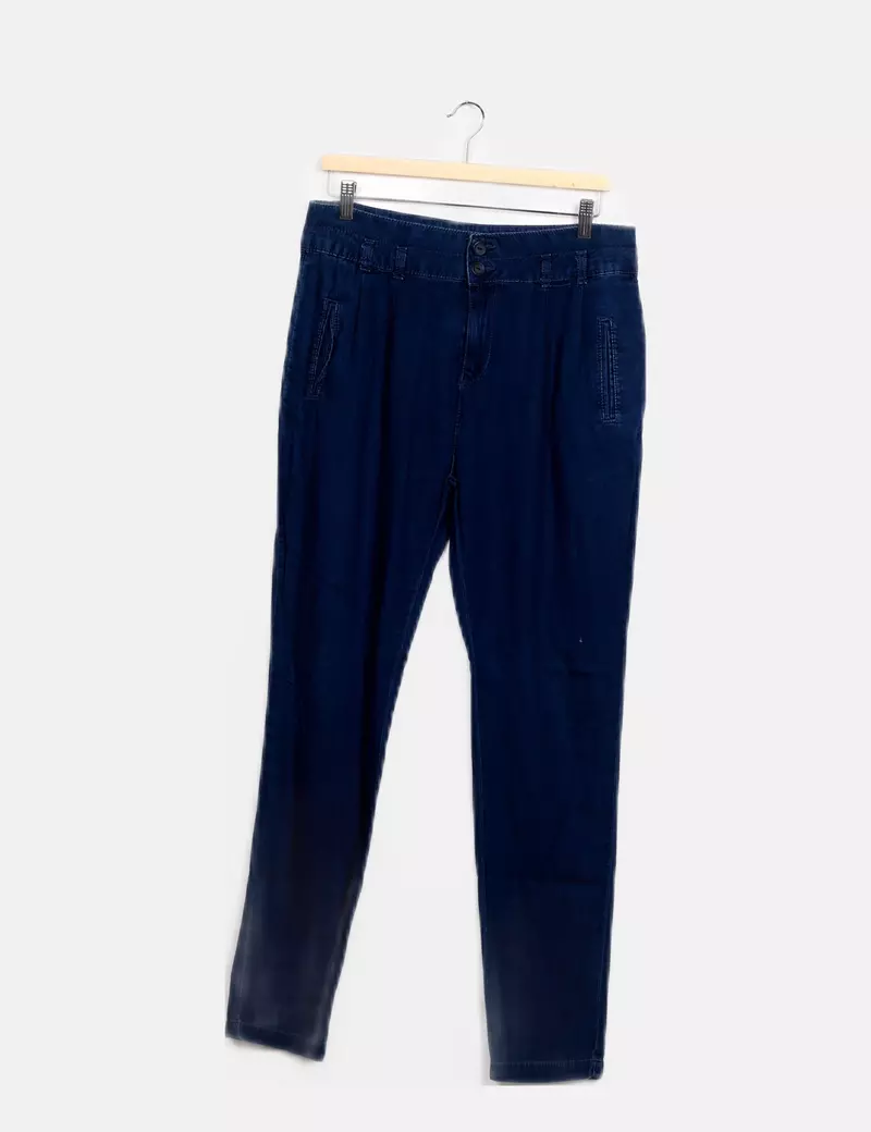 Zara Denim Slouchy Pants